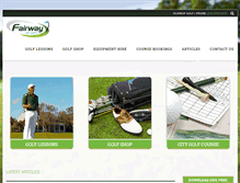 Tablet Screenshot of fairwaygolf.com.au