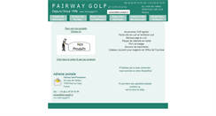 Desktop Screenshot of fairwaygolf.fr