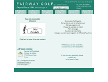 Tablet Screenshot of fairwaygolf.fr